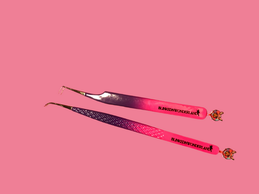 Grip Me 👊🏽 Isolation/ Fanning Tweezer Pair (Fiber Tip)